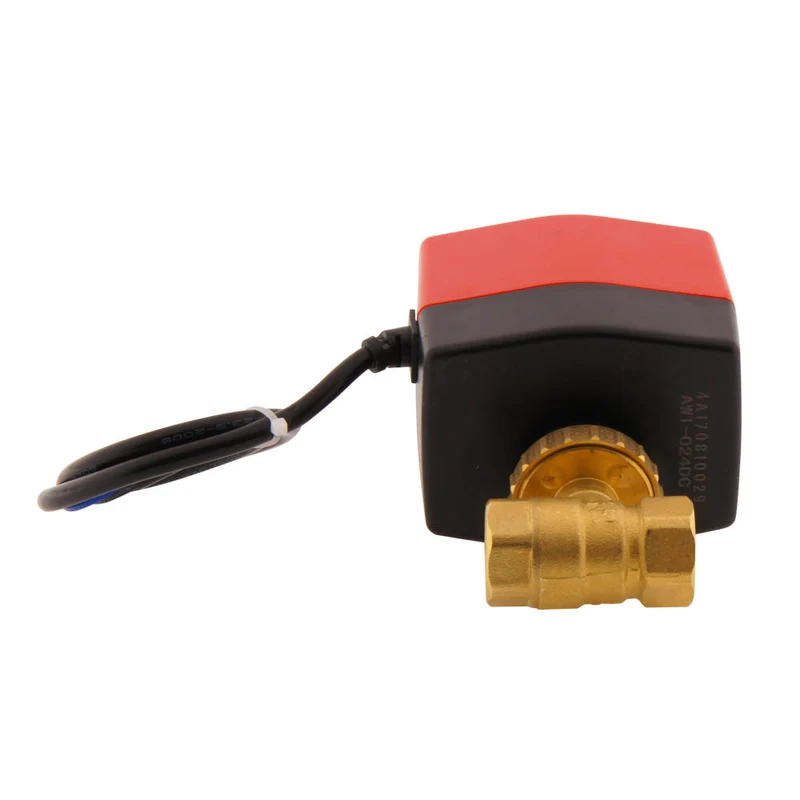 Vanne à bille electrique BW2 1/2'' 2 voies 24V DC relais