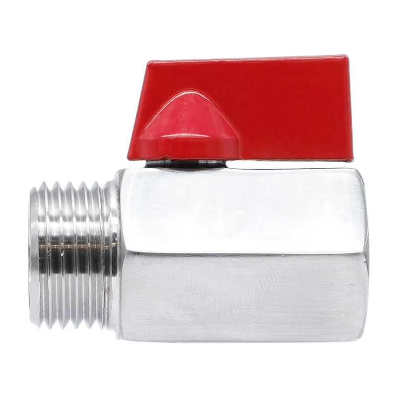 G 1/8'' M/F Vanne À Bille Mini En Acier Inoxydable 69 Bar PTFE - TamesonPRO 1113-018-MF