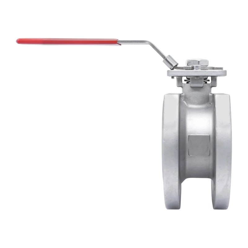 DN25 PN40 1-Pièce 2-Chemin Acier Inoxydable Bride Vanne À Bille PTFE ISO-Top F04 - TamesonPRO 1122-025