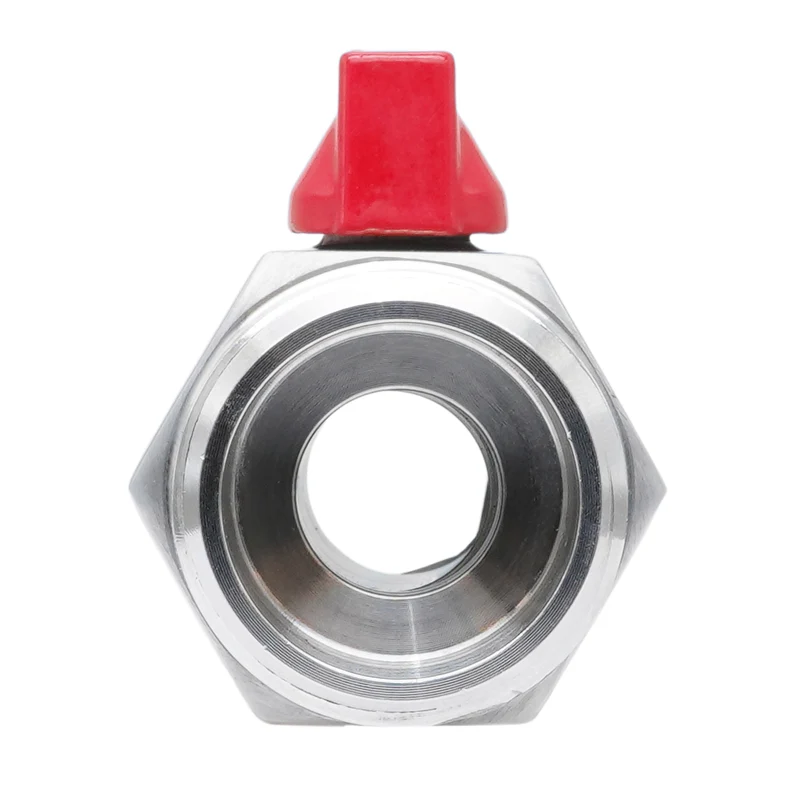 G 3/4'' M/M Vanne À Bille Mini En Acier Inoxydable 69 Bar PTFE - TamesonPRO 1113-034-M