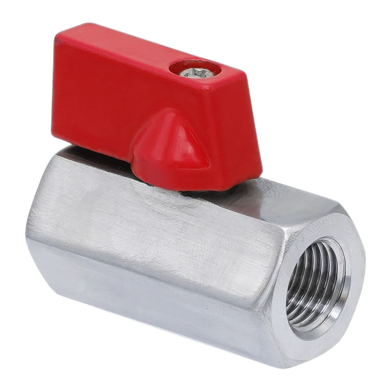 G 1/2'' F/F Vanne À Bille Mini En Acier Inoxydable 69 Bar PTFE - TamesonPRO 1113-012-F