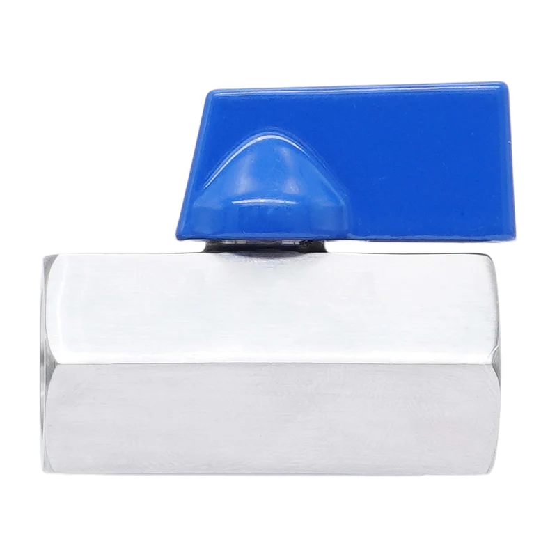 G 1'' F/F Vanne À Bille Mini En Acier Inoxydable 69 Bar PTFE - TamesonPRO 1113-100-F