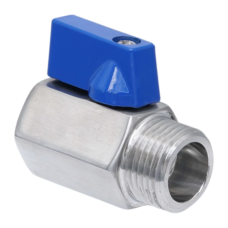 G 1'' M/F Vanne À Bille Mini En Acier Inoxydable 69 Bar PTFE - TamesonPRO 1113-100-MF