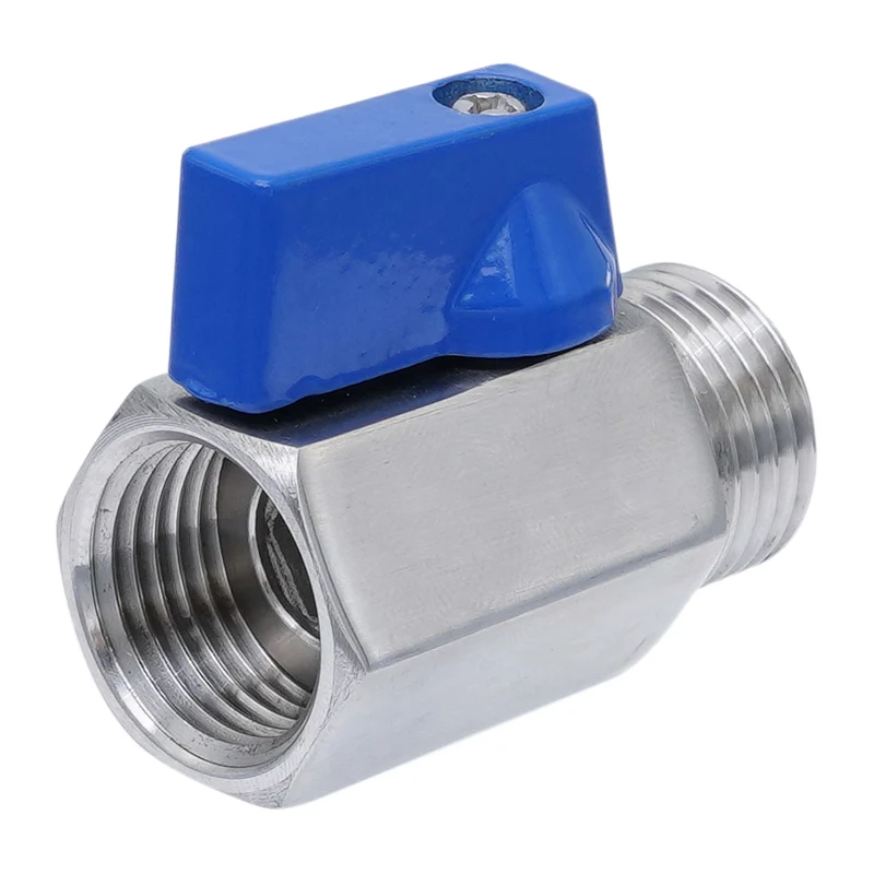 G 1'' M/F Vanne À Bille Mini En Acier Inoxydable 69 Bar PTFE - TamesonPRO 1113-100-MF