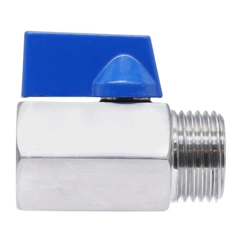 G 1'' M/F Vanne À Bille Mini En Acier Inoxydable 69 Bar PTFE - TamesonPRO 1113-100-MF