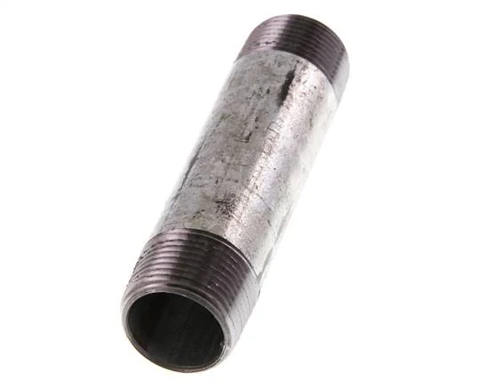 Raccord double en acier zingué R 3/4'' 50 Bar DIN 2982 - 100mm [5 Pièces].