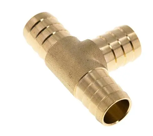 Connecteur de tuyau en T en laiton de 19 mm (3/4'')