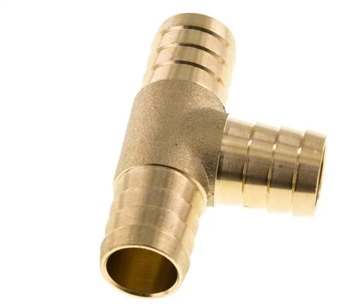 Connecteur de tuyau en T en laiton de 19 mm (3/4'')