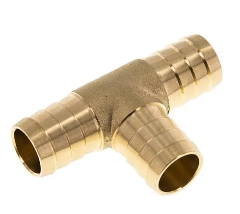Connecteur de tuyau en T en laiton de 19 mm (3/4'')