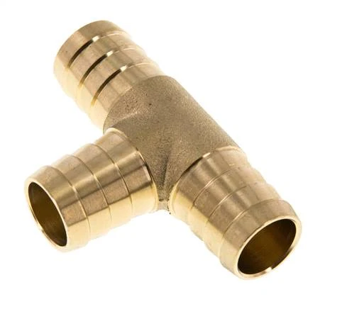 Connecteur de tuyau en T en laiton de 19 mm (3/4'')