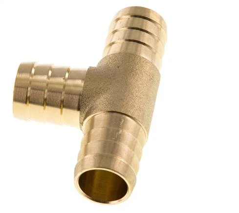 Connecteur de tuyau en T en laiton de 19 mm (3/4'')