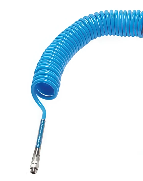 3m Tuyau Spirale Air Comprimé 8x5mm PUR G1/4 Connecteur Mâle