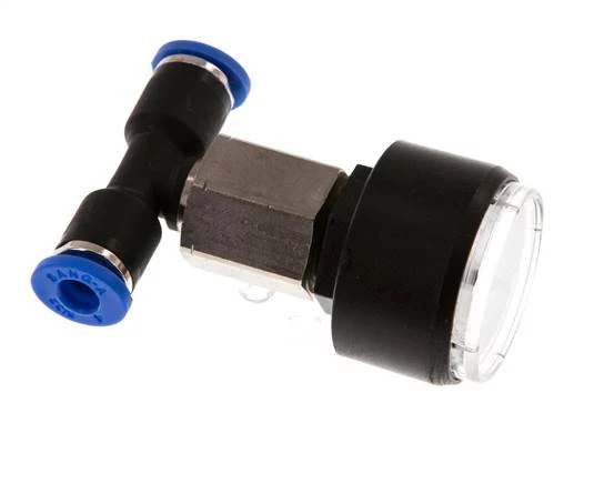 Manomètre Union 4mm droit 0-10 bar (0-145psi)