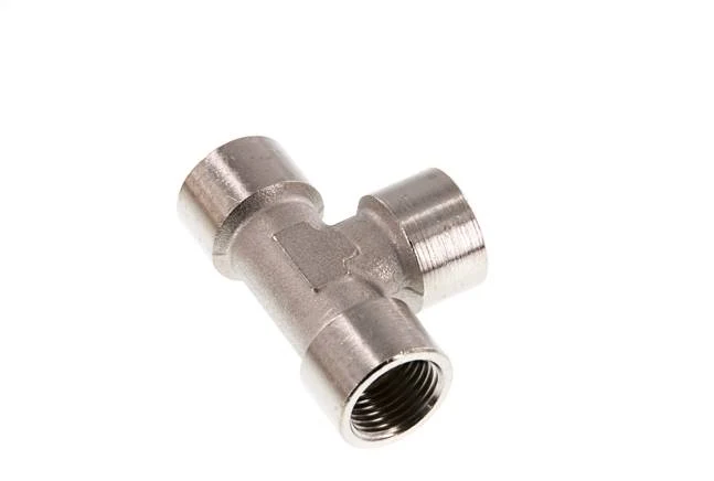 G 1/2'' Té en laiton nickelé 16 Bar