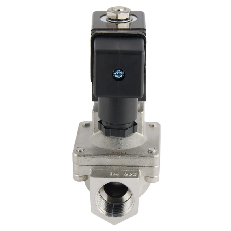 Electrovanne ST-IA 1/2'' NPT acier inoxydable EPDM 0,5-16bar 24V DC