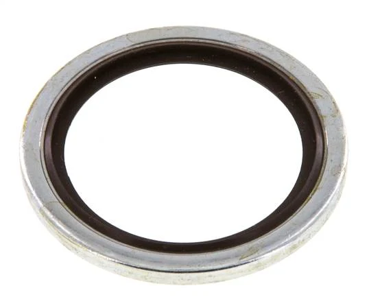 M30 Acier/FKM Joint à collage hydraulique 31x39x2 mm