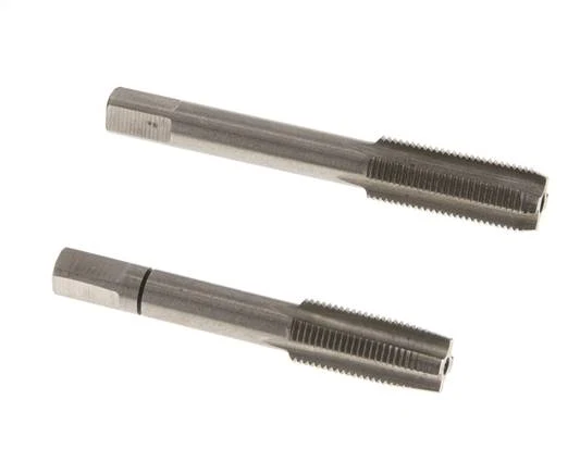 Taraud manuel 2 pièces M 8x0.75 à filetage fin (DIN 2181)