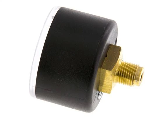 0..4 Bar (0..58 psi) pression Arrière Plastique/laiton 40 mm Classe 2.5
