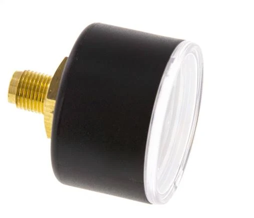 0..4 Bar (0..58 psi) pression Arrière Plastique/laiton 40 mm Classe 2.5