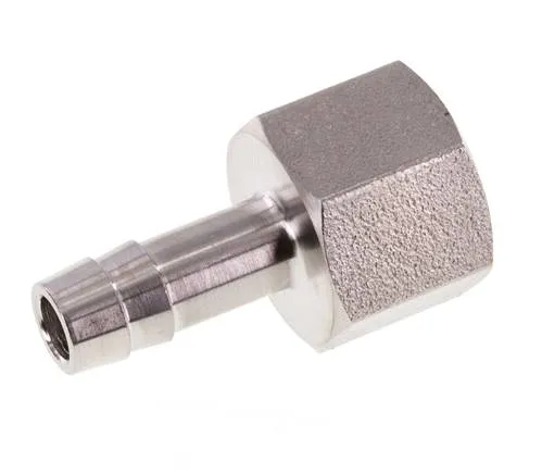 G 3/8'' x 8mm Barbe de tuyau en acier inoxydable 40 Bar
