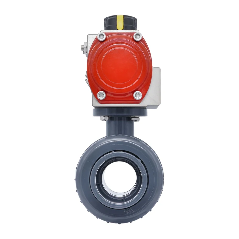 50mm Vanne À Bille Pneumatique PVC Double Effet