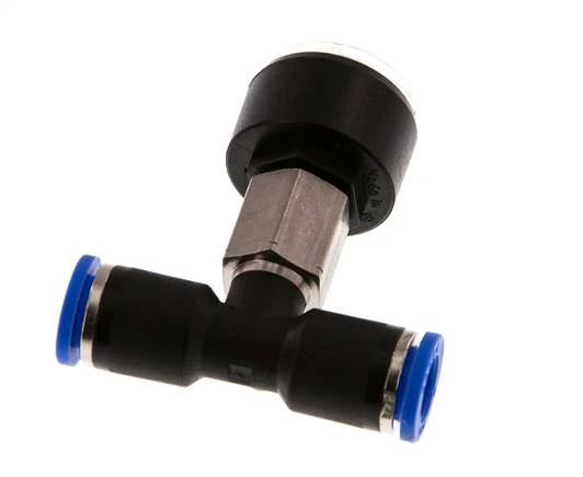 Manomètre 8mm Union Straight 0-10 bar (0-145psi)