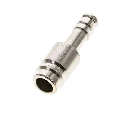 Acier trempé DN 10 Air Coupling Plug 8 mm Hose Pillar