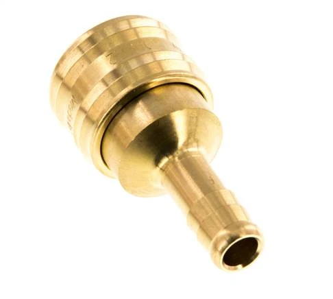 Laiton DN 7.2 (Euro) Manchon d'accouplement pneumatique Colonne de tuyau de 9 mm