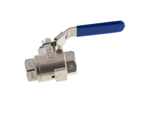 Vanne à bille en acier inoxydable avec évent G 1/2 pouce