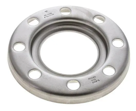Flasque Libre DN80-PN10 Acier Inoxydable 1.4301 Pressé Semblable À DIN 2642 Et EN 1092-1 (Type 02)