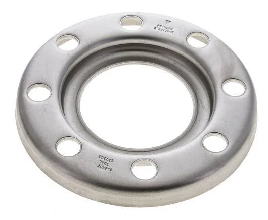 Flasque Libre DN80-PN10 Acier Inoxydable 1.4301 Pressé Semblable À DIN 2642 Et EN 1092-1 (Type 02)