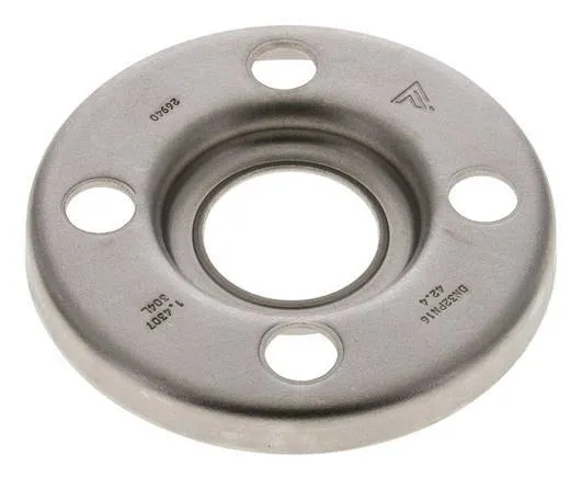 Flasque Libre DN32-PN10 Acier Inoxydable 1.4301 Pressé Semblable À DIN 2642