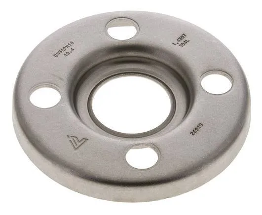 Flasque Libre DN32-PN10 Acier Inoxydable 1.4301 Pressé Semblable À DIN 2642
