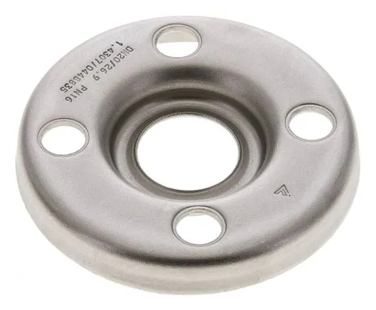 Flasque Libre DN20-PN10 Acier Inoxydable 1.4301 Pressé Semblable À DIN 2642