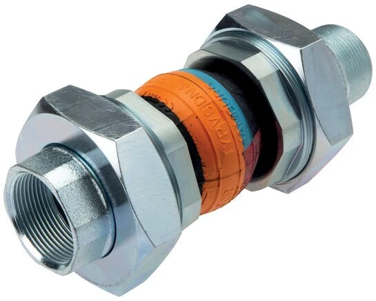 Joint D'Expansion En Caoutchouc Fileté DN40 G 1-1/2'' (Féminin)-G 1-1/2'' (Féminin) NBR