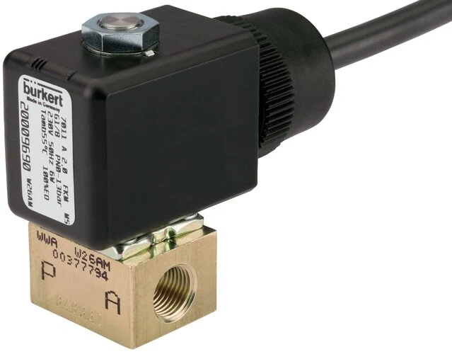 Électrovanne NC 6 mm Plug In Plastique EPDM 0-14bar/203psi 24VDC 7011 20000876