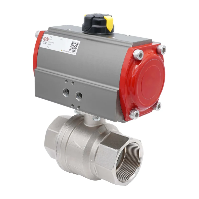 Vanne À Bille Pneumatique G3'' Laiton Double Effet