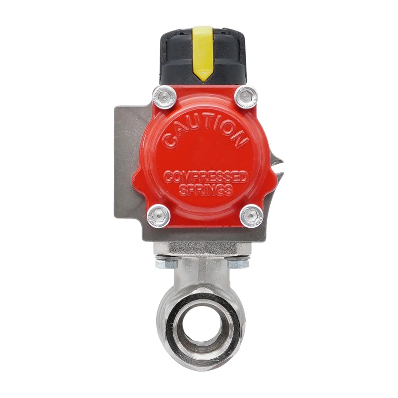 Vanne À Bille Pneumatique G1 1/4'' Laiton Double Effet