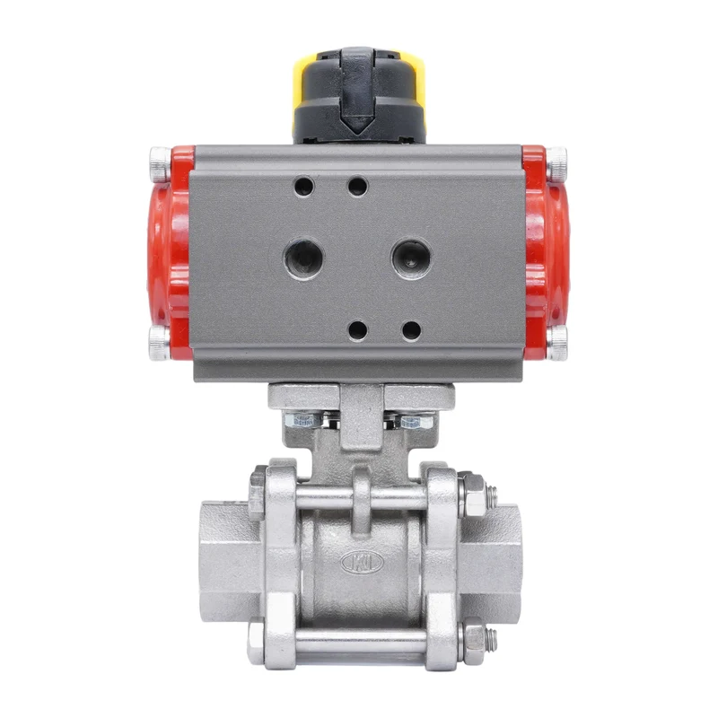 Vanne À Bille Pneumatique G3/8'' Acier Inoxydable Double Effet