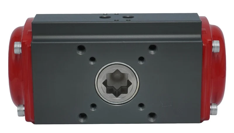 Actionneur Pneumatique À Crémaillère Et Pignon Double Effet 317.5Nm @ 6bar F07/F10 - PR09D