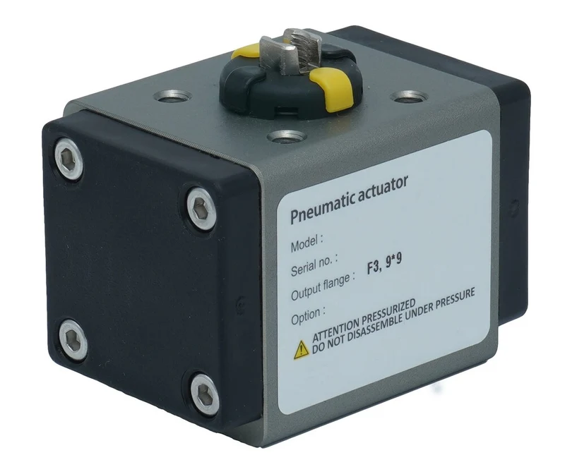 Actionneur Pneumatique À Crémaillère Et Pignon Double Effet 4.7Nm @ 6bar F03 - PR01D