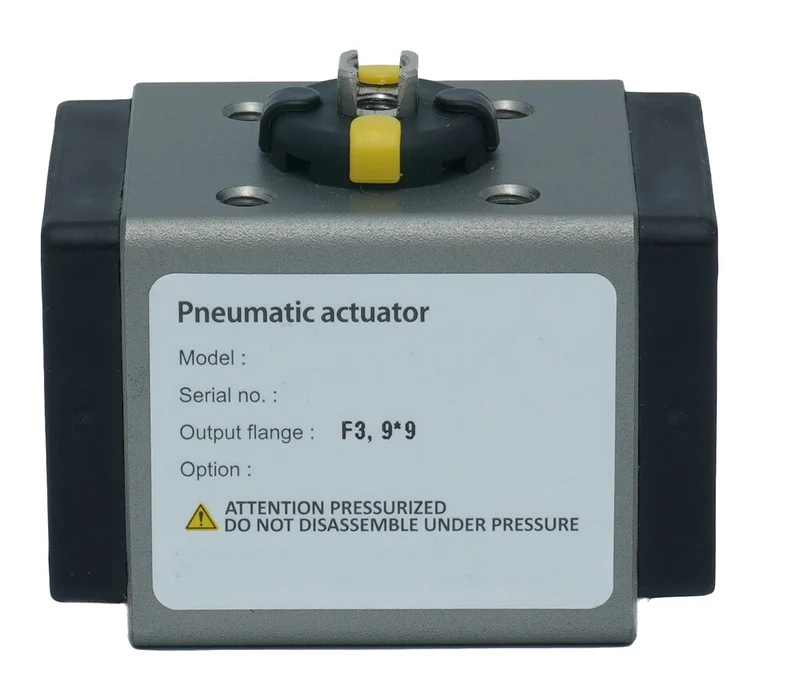 Actionneur Pneumatique À Crémaillère Et Pignon Double Effet 4.7Nm @ 6bar F03 - PR01D