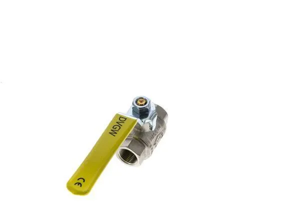 Robinet à Boisseau Sphérique En Laiton à 2 Voies Pour Oxygène Rp 1/2 Pouces PN 50