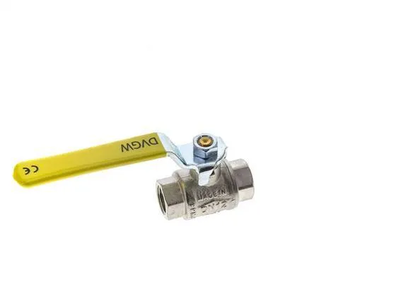 Robinet à Boisseau Sphérique En Laiton à 2 Voies Pour Oxygène Rp 1/2 Pouces PN 50