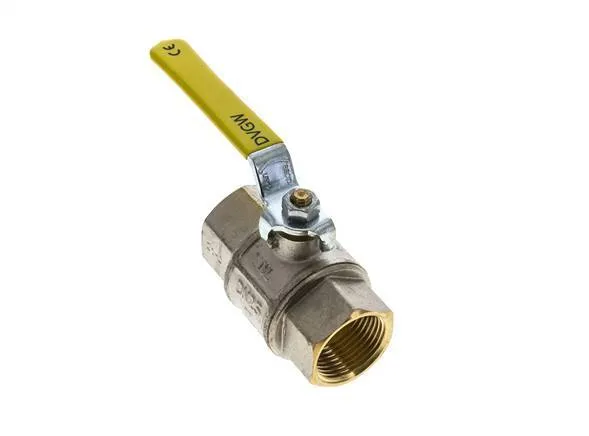 Robinet à Boisseau Sphérique En Laiton à 2 Voies Pour Oxygène Rp 1 Pouces PN 45