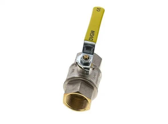 Robinet à Boisseau Sphérique En Laiton à 2 Voies Pour Oxygène Rp 1 Pouces PN 45