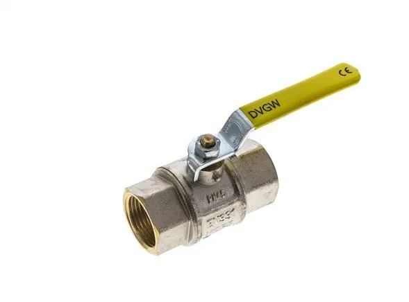 Robinet à Boisseau Sphérique En Laiton à 2 Voies Pour Oxygène Rp 1 Pouces PN 45