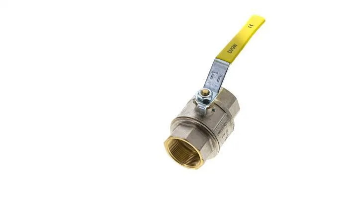 Robinet à Boisseau Sphérique En Laiton à 2 Voies Pour Oxygène Rp 1-1/2 Pouces PN 25