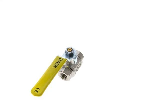 Robinet à Boisseau Sphérique En Laiton à 2 Voies Pour Oxygène Rp 1/4 Pouces PN 63