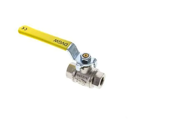 Robinet à Boisseau Sphérique En Laiton à 2 Voies Pour Oxygène Rp 1/4 Pouces PN 63